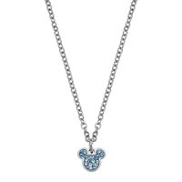 Collar Disney Niño Mickey Mouse in Acero Zirconia N600581RQL-B - N600581RQL-B
